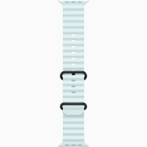 
Apple Watch Ultra 2 GPS + Cellular, 49 мм, черный корпус из титана, ремешок Ocean цвета «Ice Blue»