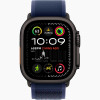 
Apple Watch Ultra 2 GPS + Cellular, 49 мм, черный корпус из титана, ремешок Trail цвета «Blue», размер S/M