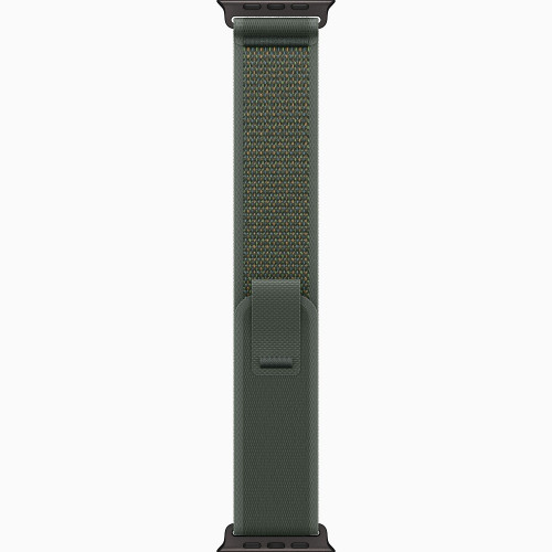 
Apple Watch Ultra 2 GPS + Cellular, 49 мм, черный корпус из титана, ремешок Trail цвета «Green», размер M/L