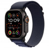 
Apple Watch Ultra 2 GPS + Cellular, 49 мм, черный корпус из титана, ремешок Alpine цвета «Navy», размер S