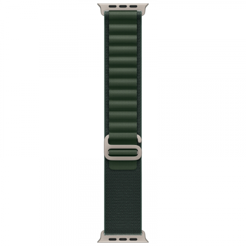 
Apple Watch Ultra 2 GPS + Cellular, 49 мм, корпус из титана, ремешок Alpine цвета «Dark green», размер L