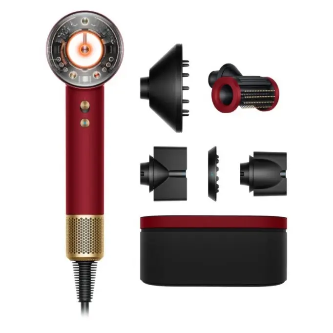 Фен Dyson Supersonic Hair Dryer HD16 Nural, Red Velvet с кейсом