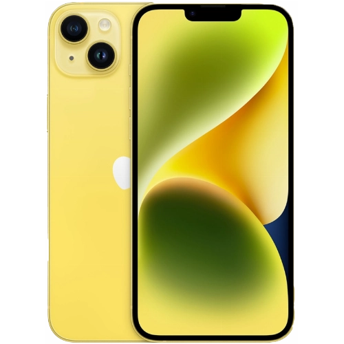 Смартфон Apple iPhone 14 256 ГБ, Dual еSIM, желтый (б/у)