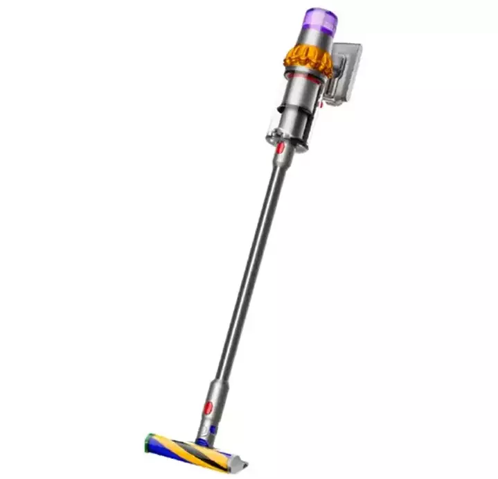 Вертикальный пылесос Dyson V15 Detect Absolute Yellow/Nickel, 7 насадок
