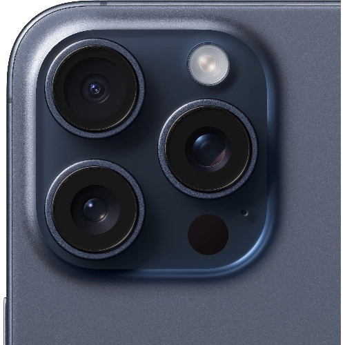 Смартфон Apple iPhone 15 Pro 128 ГБ, Dual eSIM, синий титан (б/у)