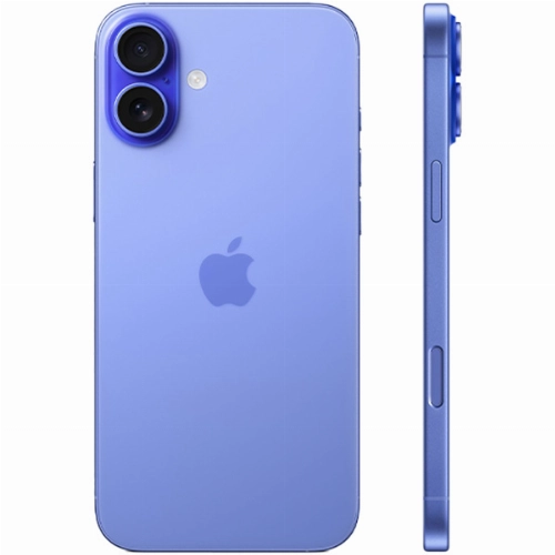 Смартфон Apple iPhone 16 128 GB, Dual SIM (nano SIM+eSIM), Ultramarine (б/у)