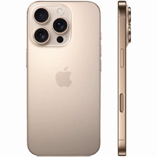Смартфон Apple iPhone 16 Pro 512 GB, Dual SIM (nano SIM), Desert Titanium (б/у)