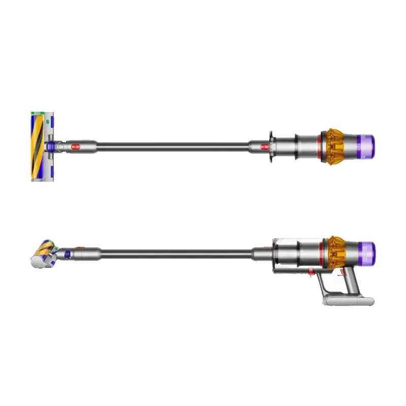 Вертикальный пылесос Dyson V15 Detect Absolute Yellow/Nickel, 7 насадок