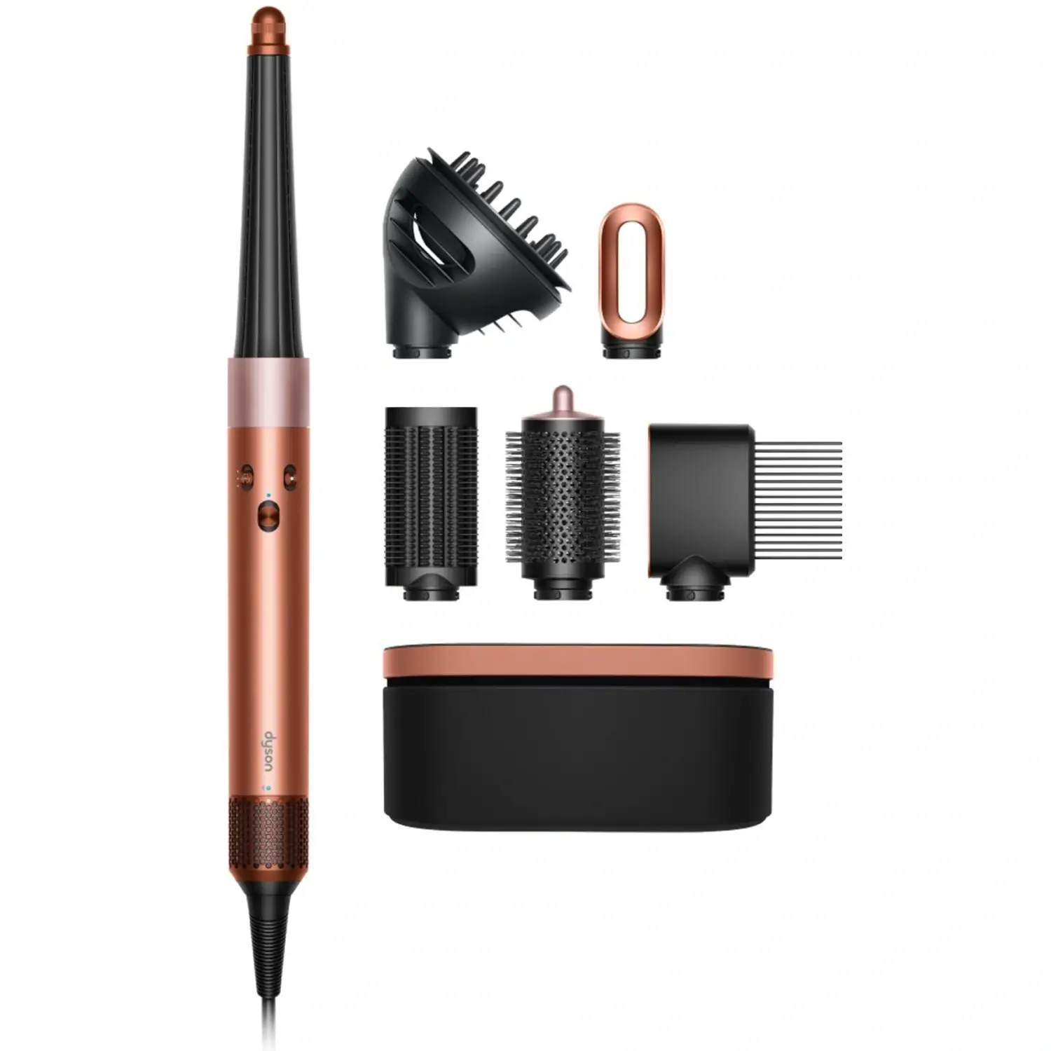 Стайлер Dyson HS08 Airwrap i. d. Complete Long Diffuse for Curly, Amber Silk